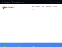 Tablet Screenshot of jmjtravels.com